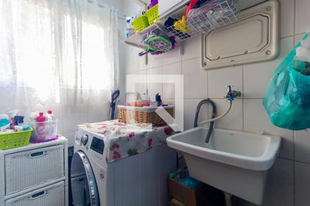 Área de Serviço de apartamento à venda com 3 quartos, 75m² em Vila Paulo Silas, São Paulo