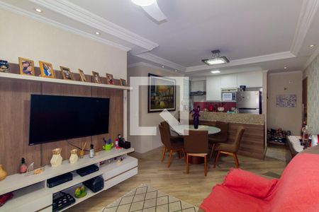 Sala de apartamento à venda com 3 quartos, 75m² em Vila Paulo Silas, São Paulo