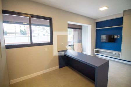 Sala / Quarto - Studio de kitnet/studio à venda com 1 quarto, 49m² em Campo Belo, São Paulo