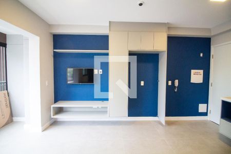 Sala / Quarto - Studio de kitnet/studio à venda com 1 quarto, 49m² em Campo Belo, São Paulo