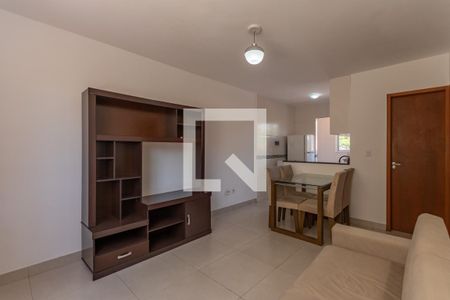 Sala de apartamento para alugar com 2 quartos, 56m² em Dona Clara, Belo Horizonte