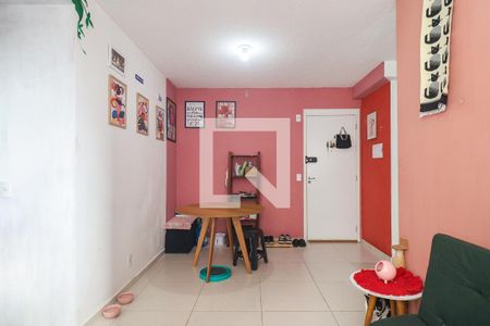 Sala de apartamento para alugar com 2 quartos, 43m² em Jardim Monte Alegre, Taboão da Serra