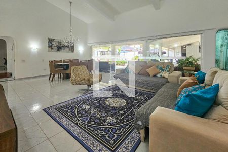 Sala de casa de condomínio para alugar com 5 quartos, 1000m² em Jardim Acapulco, Guarujá