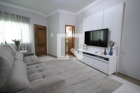 Sala de casa à venda com 3 quartos, 147m² em Vila Guiomar, Santo André