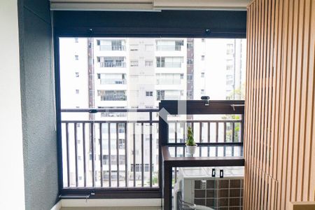 Sacada da Sala/Cozinha de kitnet/studio para alugar com 1 quarto, 29m² em Jardim Prudência, São Paulo