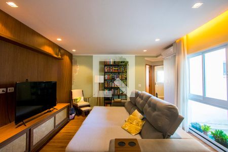 Sala de apartamento à venda com 2 quartos, 100m² em Vila Gilda, Santo André