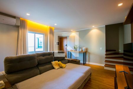 Sala de apartamento à venda com 2 quartos, 100m² em Vila Gilda, Santo André