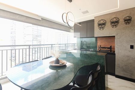 Varanda Gourmet de apartamento à venda com 3 quartos, 112m² em Tatuapé, São Paulo