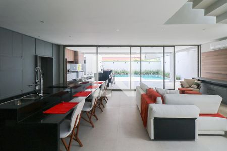 Cozinha e Sala de casa de condomínio à venda com 5 quartos, 800m² em Cerâmica, São Caetano do Sul