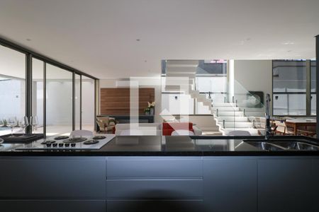 Cozinha e Sala de casa de condomínio à venda com 5 quartos, 800m² em Cerâmica, São Caetano do Sul