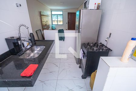 cozinha de apartamento à venda com 2 quartos, 91m² em São Francisco, Belo Horizonte