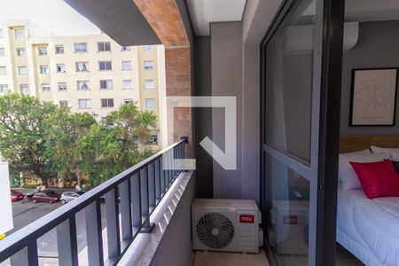 Varanda de kitnet/studio à venda com 1 quarto, 24m² em Vila Cordeiro, São Paulo