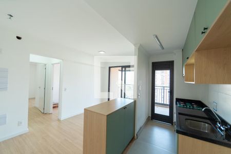 Sala_cozinha - Conjugada de apartamento à venda com 2 quartos, 64m² em Centro Comercial Jubran, Barueri
