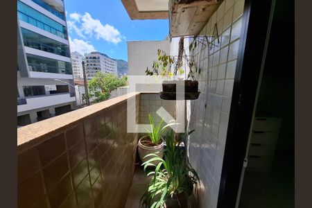 Varanda da suíte de apartamento à venda com 3 quartos, 112m² em Botafogo, Rio de Janeiro