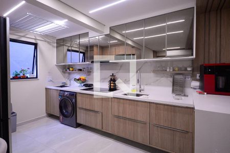 Sala/Cozinha de apartamento à venda com 2 quartos, 52m² em Vila Moinho Velho, São Paulo