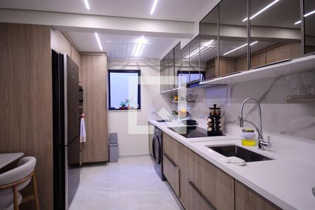 Sala/Cozinha de apartamento à venda com 2 quartos, 52m² em Vila Moinho Velho, São Paulo