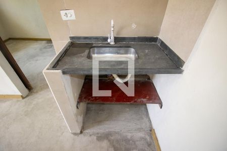 Sala e Cozinha - Kitnet 1 de casa à venda com 1 quarto, 200m² em Jardim Laguna, Contagem