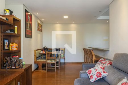 Sala de apartamento à venda com 3 quartos, 80m² em Chácara Agrindus, Taboão da Serra