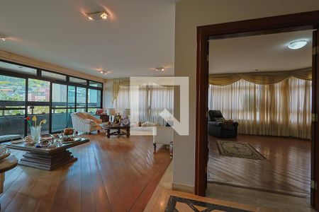 Sala de apartamento para alugar com 4 quartos, 330m² em Serra, Belo Horizonte