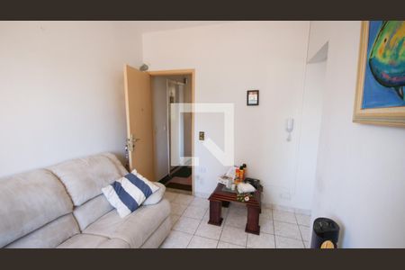 Sala de apartamento para alugar com 1 quarto, 60m² em Boqueirão, Praia Grande