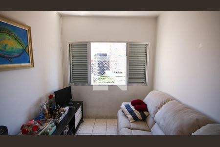 Sala de apartamento para alugar com 1 quarto, 60m² em Boqueirão, Praia Grande