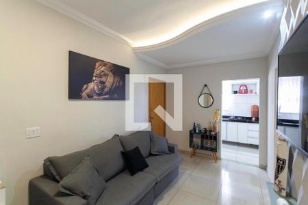 Sala de apartamento à venda com 2 quartos, 105m² em Cabral, Contagem
