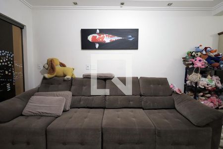 Sala de apartamento à venda com 3 quartos, 100m² em Vila Alzira, Santo André