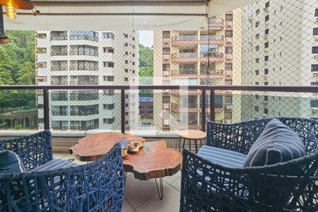 Varanda de apartamento para alugar com 3 quartos, 136m² em Pitangueiras, Guarujá