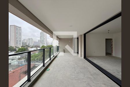 Sacada de apartamento à venda com 4 quartos, 194m² em Brooklin, São Paulo