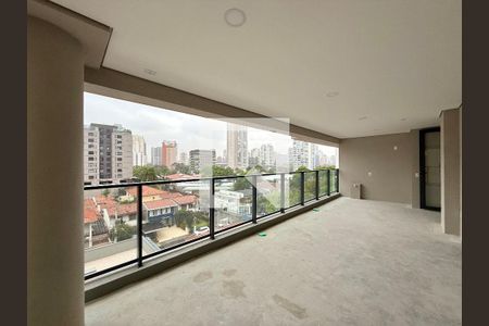 Sacada de apartamento à venda com 4 quartos, 194m² em Brooklin, São Paulo