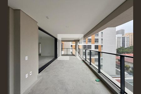 Sacada de apartamento à venda com 4 quartos, 194m² em Brooklin, São Paulo