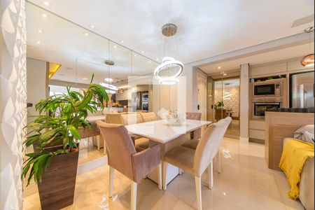 Sala de apartamento à venda com 3 quartos, 90m² em Vila Apiai, Santo André