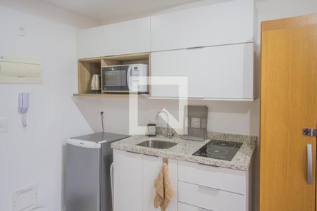 Cozinha de kitnet/studio para alugar com 1 quarto, 29m² em Vila Congonhas, São Paulo