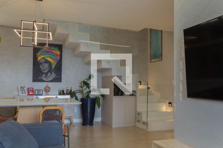 Sala de apartamento à venda com 3 quartos, 128m² em Nova Petrópolis, São Bernardo do Campo