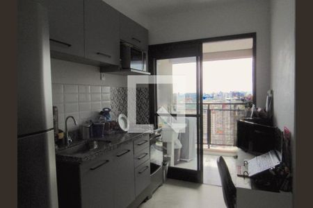Sala - Cozinha de kitnet/studio à venda com 1 quarto, 30m² em Km 18, Osasco