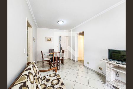 Sala de apartamento para alugar com 1 quarto, 86m² em Marapé, Santos