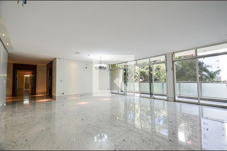 Sala de Estar de apartamento para alugar com 5 quartos, 410m² em Serra, Belo Horizonte
