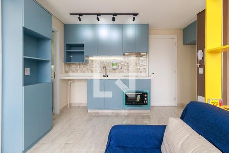 Sala de apartamento para alugar com 1 quarto, 37m² em Santo Amaro, São Paulo