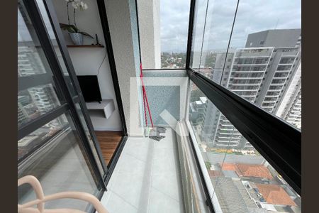 Varanda da Sala de apartamento para alugar com 1 quarto, 30m² em Butantã, São Paulo