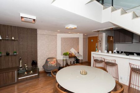 Sala de TV e Jantar de apartamento para alugar com 4 quartos, 180m² em Milionários, Belo Horizonte