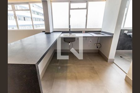 Sala/Cozinha de apartamento à venda com 1 quarto, 56m² em Parque da Mooca, São Paulo