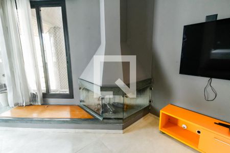 Detalhe Sala de apartamento à venda com 1 quarto, 80m² em Morumbi, São Paulo