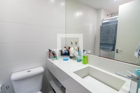 Banheiro da Suíte de apartamento à venda com 3 quartos, 89m² em Vila Campestre, São Paulo