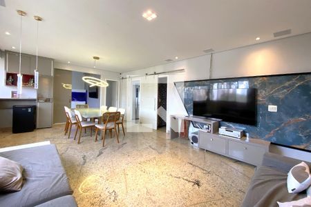 Sala de apartamento à venda com 4 quartos, 126m² em Sion, Belo Horizonte