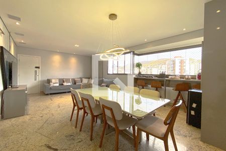 Sala de Jantar de apartamento à venda com 4 quartos, 126m² em Sion, Belo Horizonte