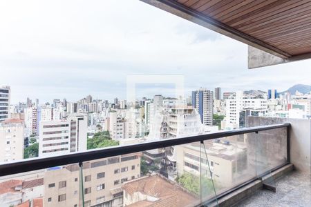 Varanda da Sala de apartamento à venda com 5 quartos, 318m² em Carmo, Belo Horizonte