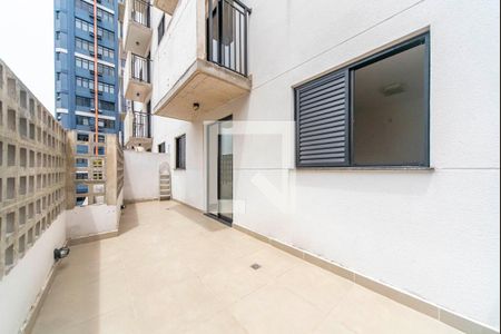 Varanda e Quintal de apartamento à venda com 2 quartos, 53m² em Campestre, Santo André