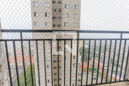 Varanda da sala de apartamento para alugar com 3 quartos, 59m² em Centro, Diadema