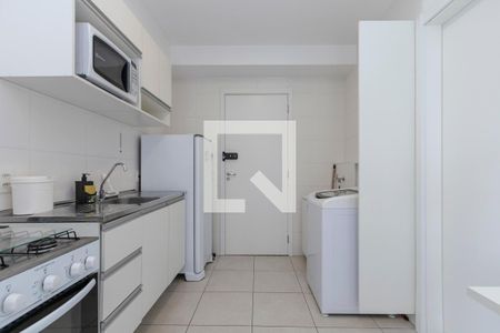 Sala/ Cozinha de apartamento à venda com 1 quarto, 27m² em Jardim Caravelas, São Paulo