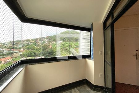 Varanda da Sala de apartamento à venda com 3 quartos, 105m² em Comiteco, Belo Horizonte